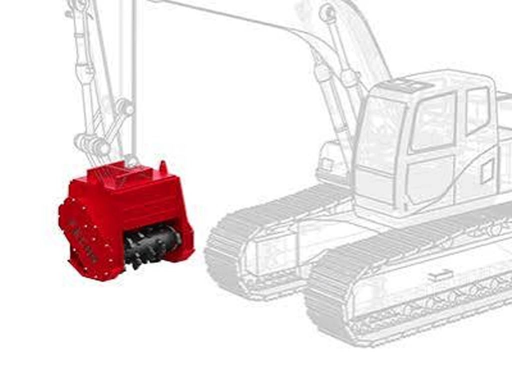 Fecon Bull Hog 12-20 Ton Excavator Mulching Head