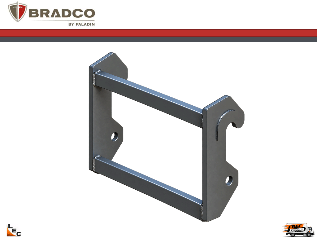 Bradco Blank Adapter Plates for Tractor Loaders & Backhoes | OEM Hitch Adapters