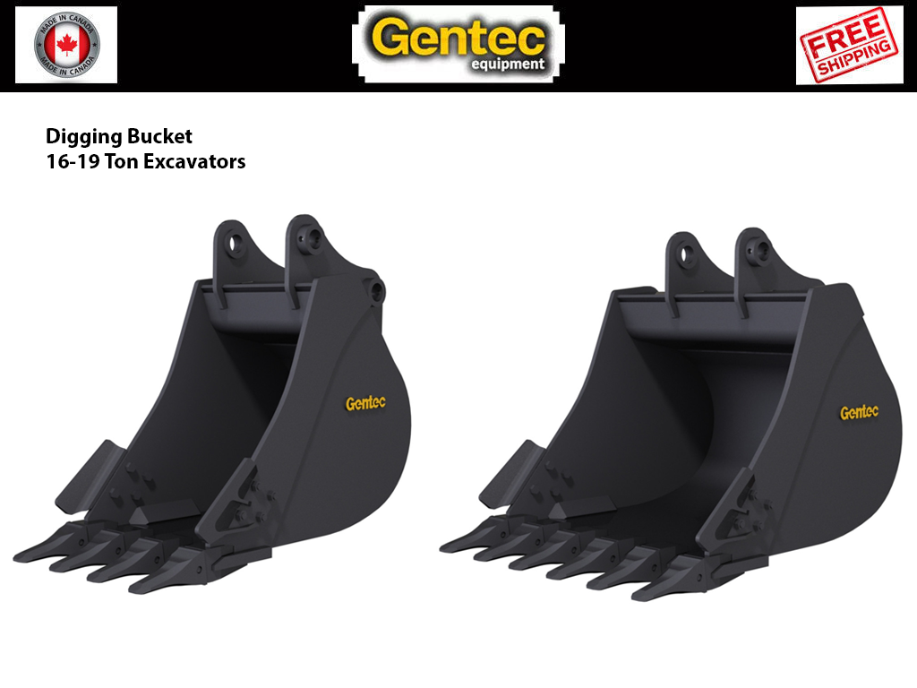 GENTEC Digging Bucket for 16-19 Ton Excavators