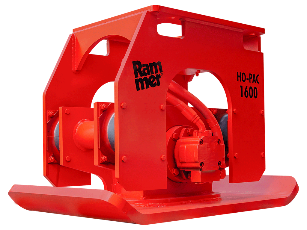 RAMMER vibratory compactors for mini excavators (19000-40000 lbs machines)