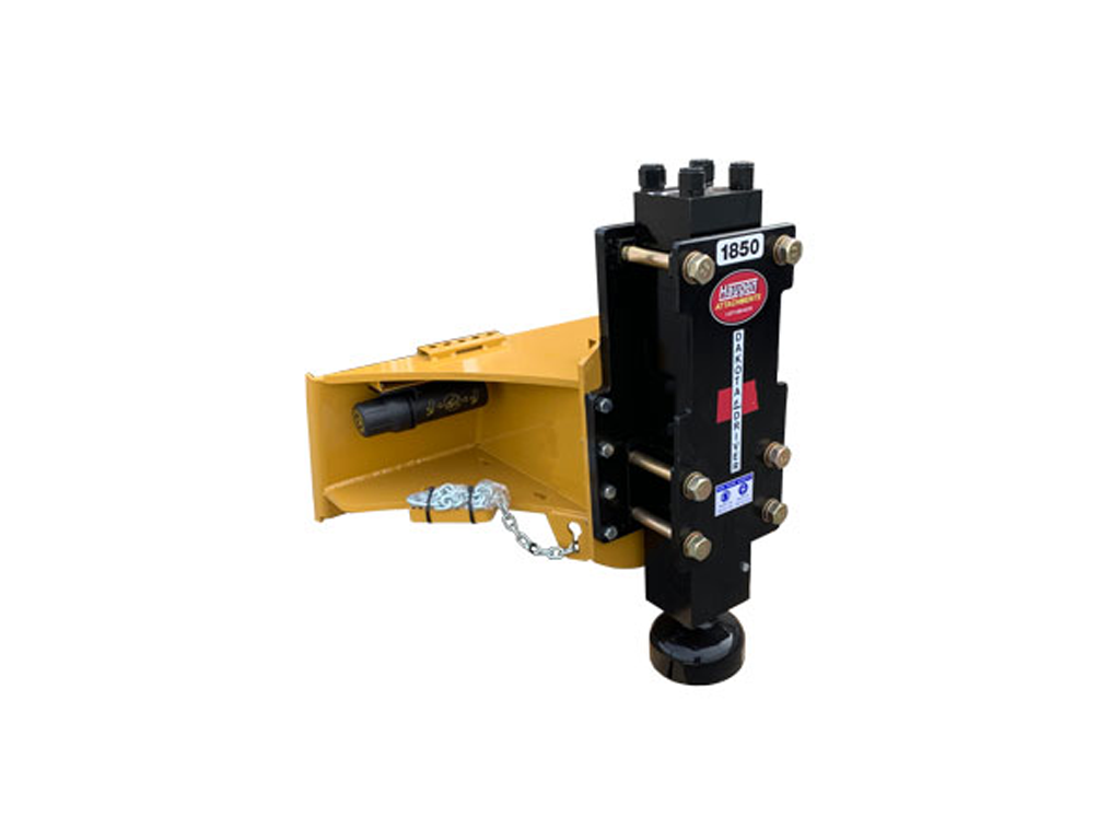 HAUGEN POST DRIVERS FOR SKID-STEERS