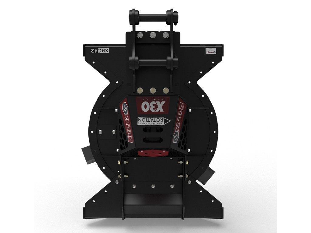 VIRNIG X30 42" rotary brush cutter for excavator