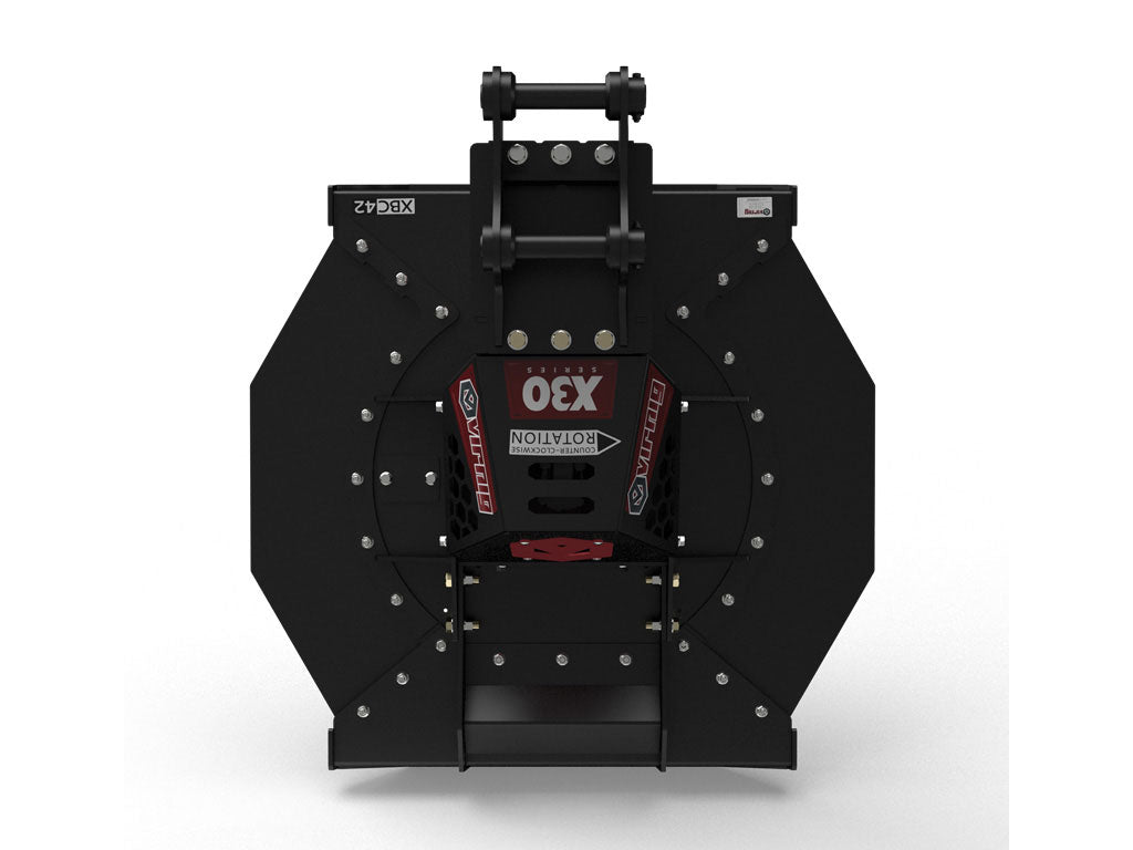 VIRNIG X30 42" rotary brush cutter for excavator