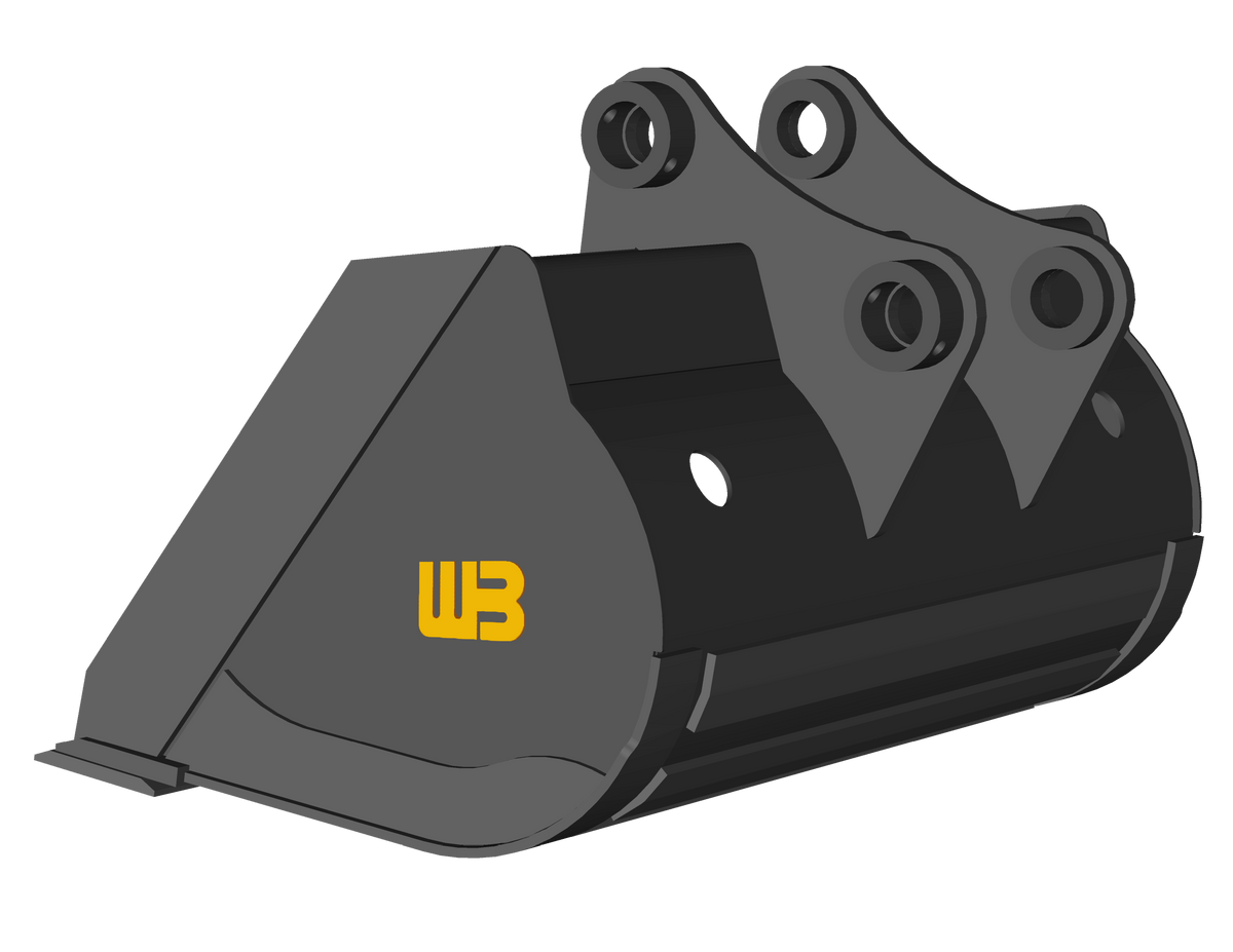 Werk-Brau Ditching & Grading Bucket for 24,000-50,000 lbs. Excavators (12, 15 & 20MT)