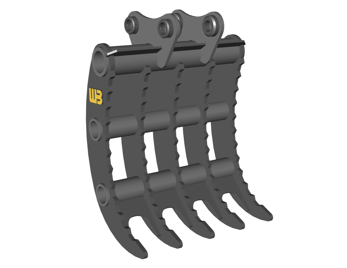 WERK BRAU GRADING RAKE FOR MINI EXCAVATORS