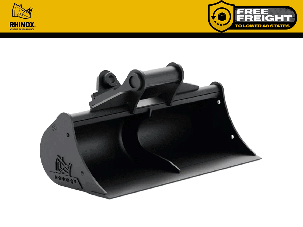 RHINOX Tag / CP / Wain Roy 2500-4000 Lbs. Excavator Ditch Bucket (1.25" T-Pin)