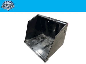 BLUE DIAMOND special capacity mulch bucket for mini loaders loaders