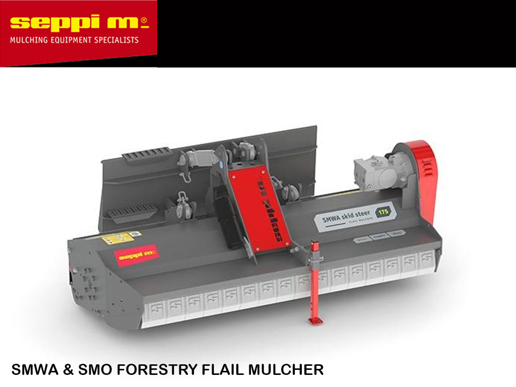 Trituradora de martillos SEPPI M SMWA &amp; SMO para minicargadora