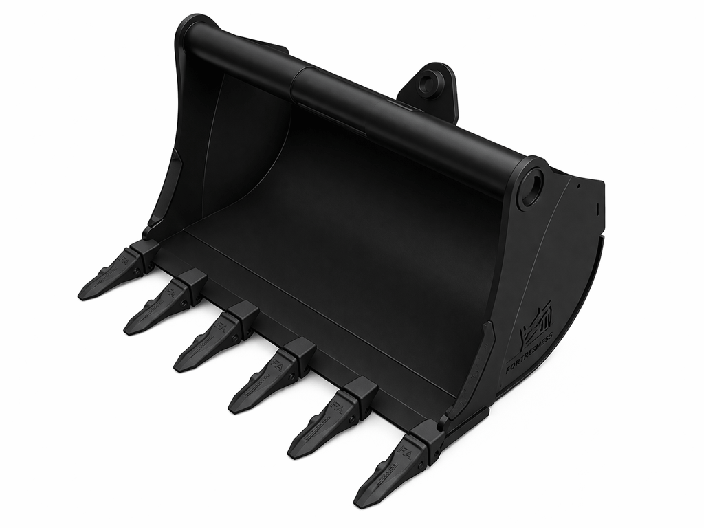 RHINOX Tag / CP / Wain Roy Quick Hitch Dirt Buckets for 10,000 to 12,000 Lbs. Machines (1.25" T-pin)