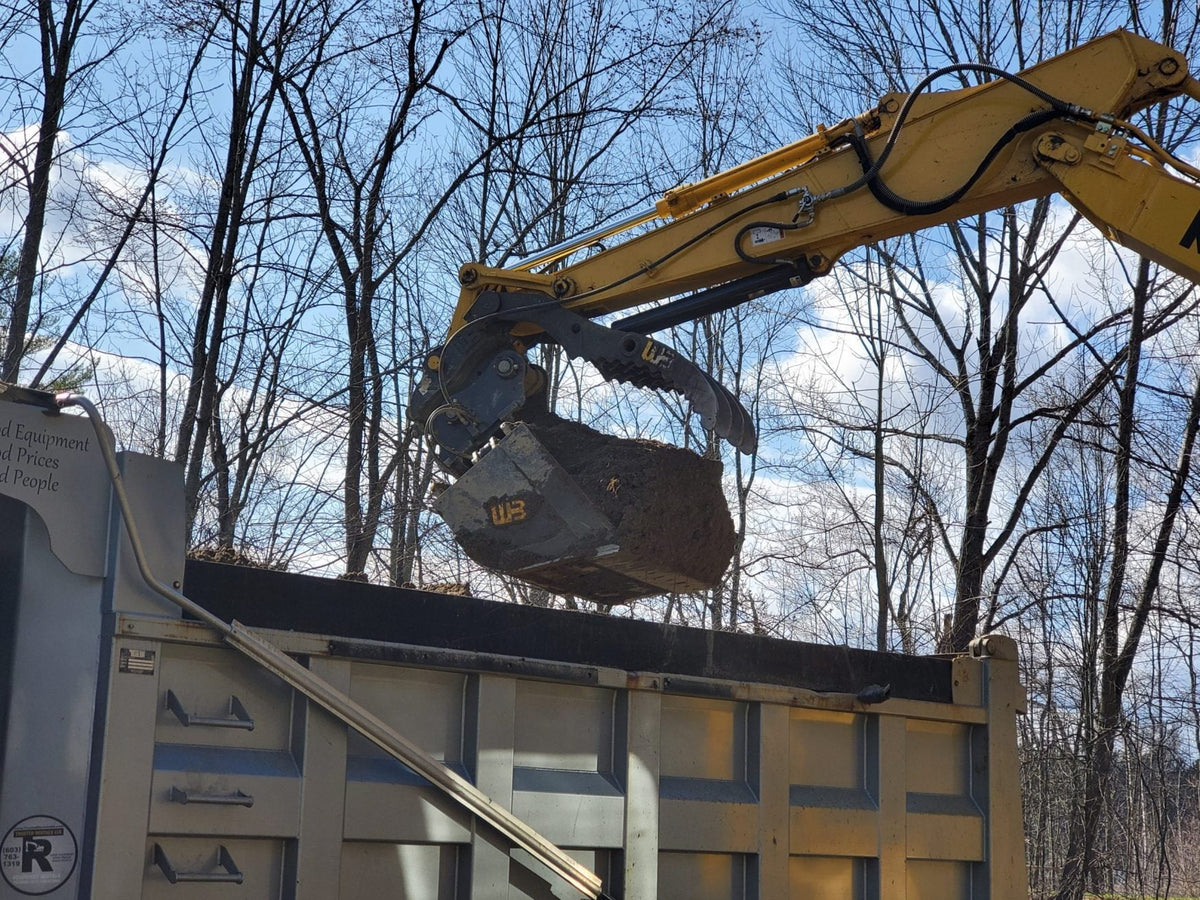 WERK-BRAU Tilt Bucket for 14,000 - 24,000 lbs. Excavators. (Mini  4 & 5)