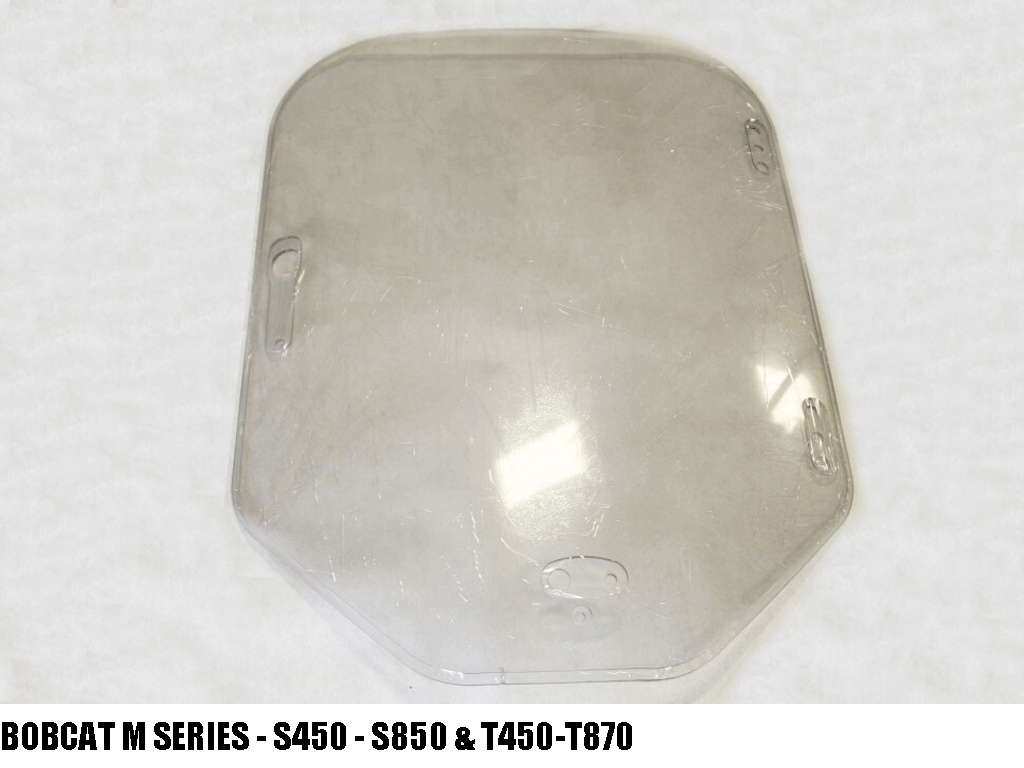 BLUE DIAMOND 1/2" milled edge safety door inserts for skid steer loaders