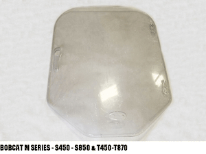 BLUE DIAMOND 1/2" milled edge safety door inserts for skid steer loaders