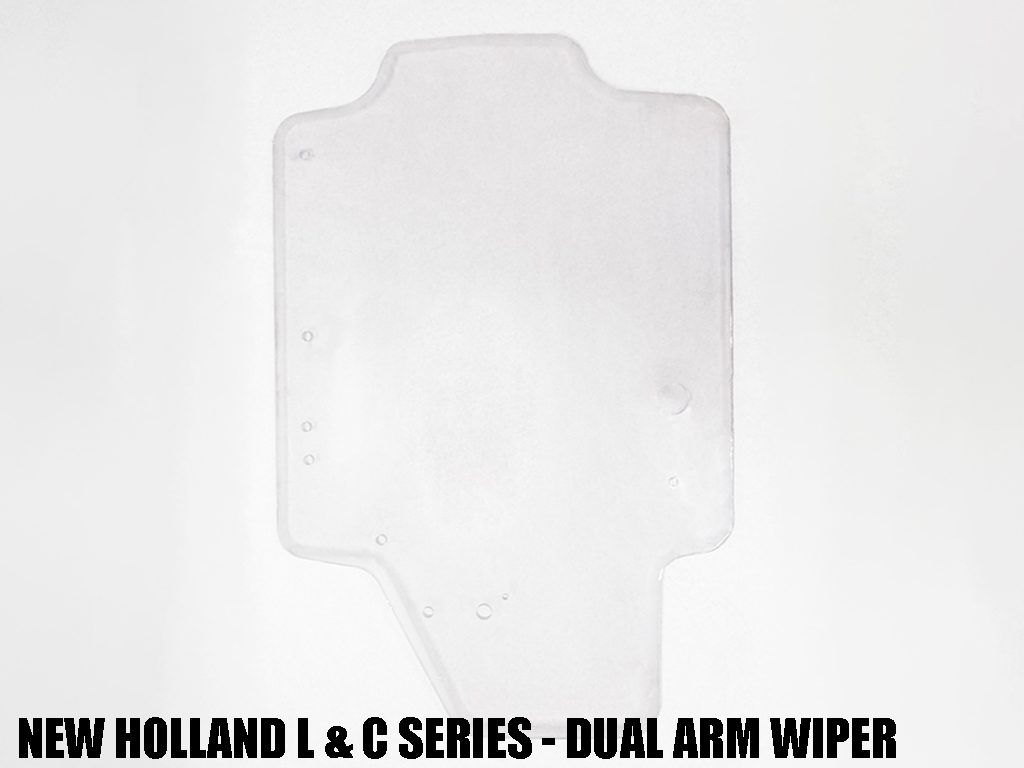 BLUE DIAMOND 1/2" milled edge safety door inserts for skid steer loaders