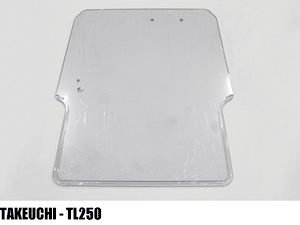 BLUE DIAMOND 1/2" milled edge safety door inserts for skid steer loaders