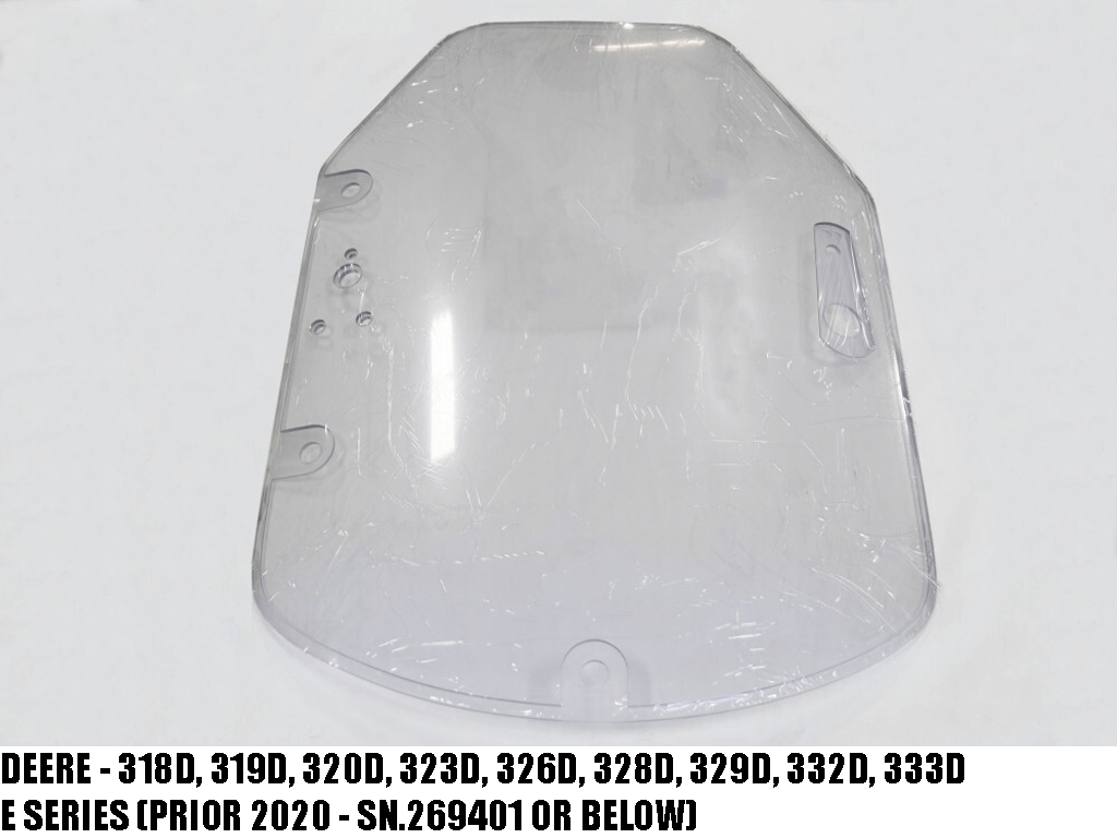BLUE DIAMOND 1/2" milled edge safety door inserts for skid steer loaders