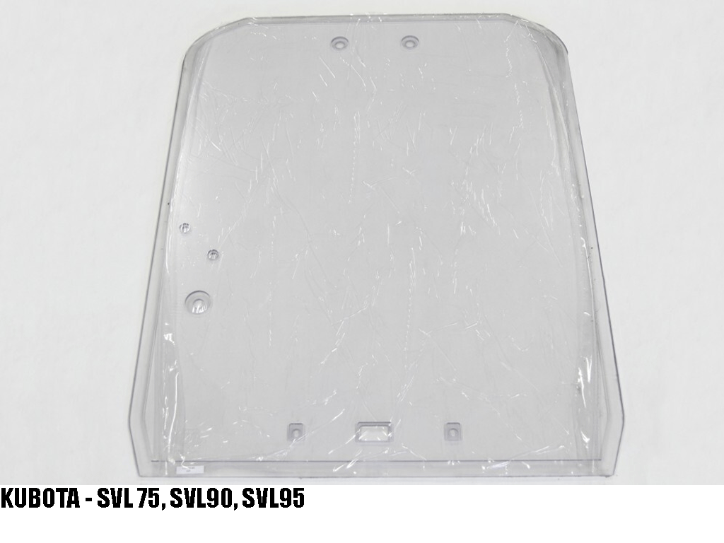 BLUE DIAMOND 1/2" milled edge safety door inserts for skid steer loaders