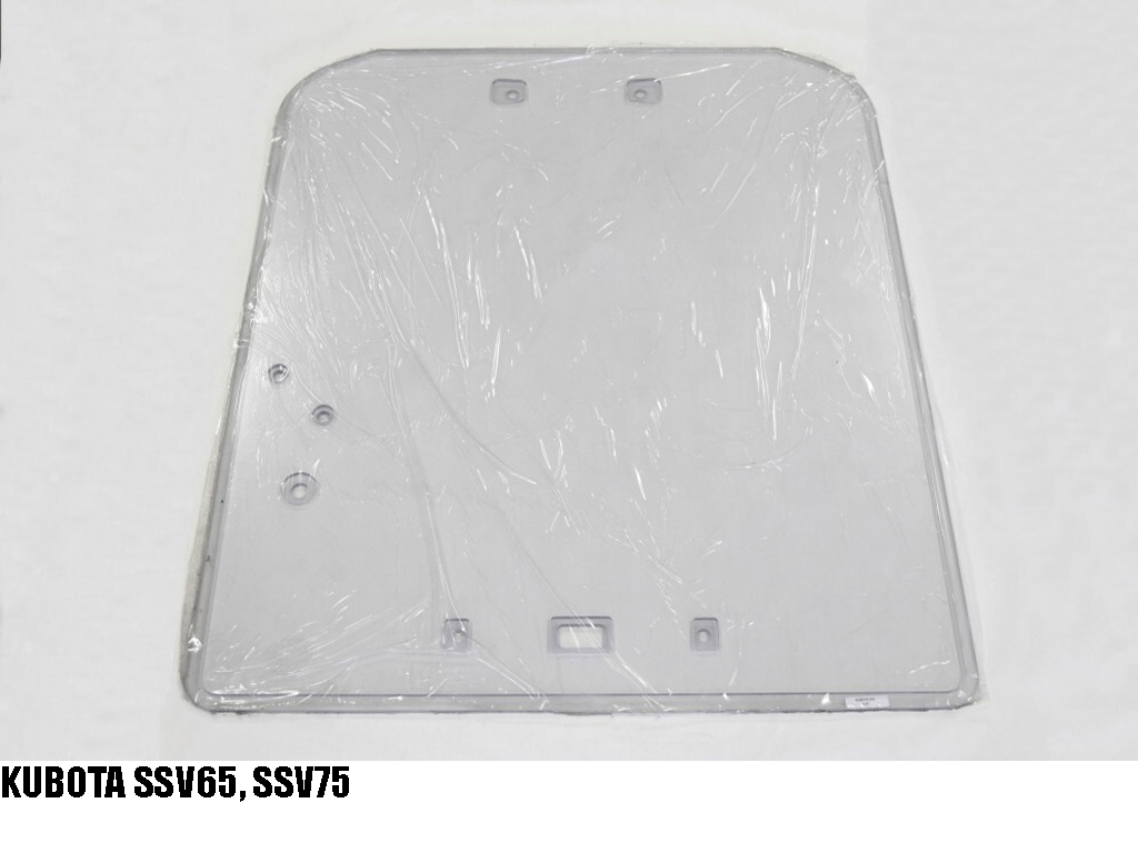 BLUE DIAMOND 1/2" milled edge safety door inserts for skid steer loaders