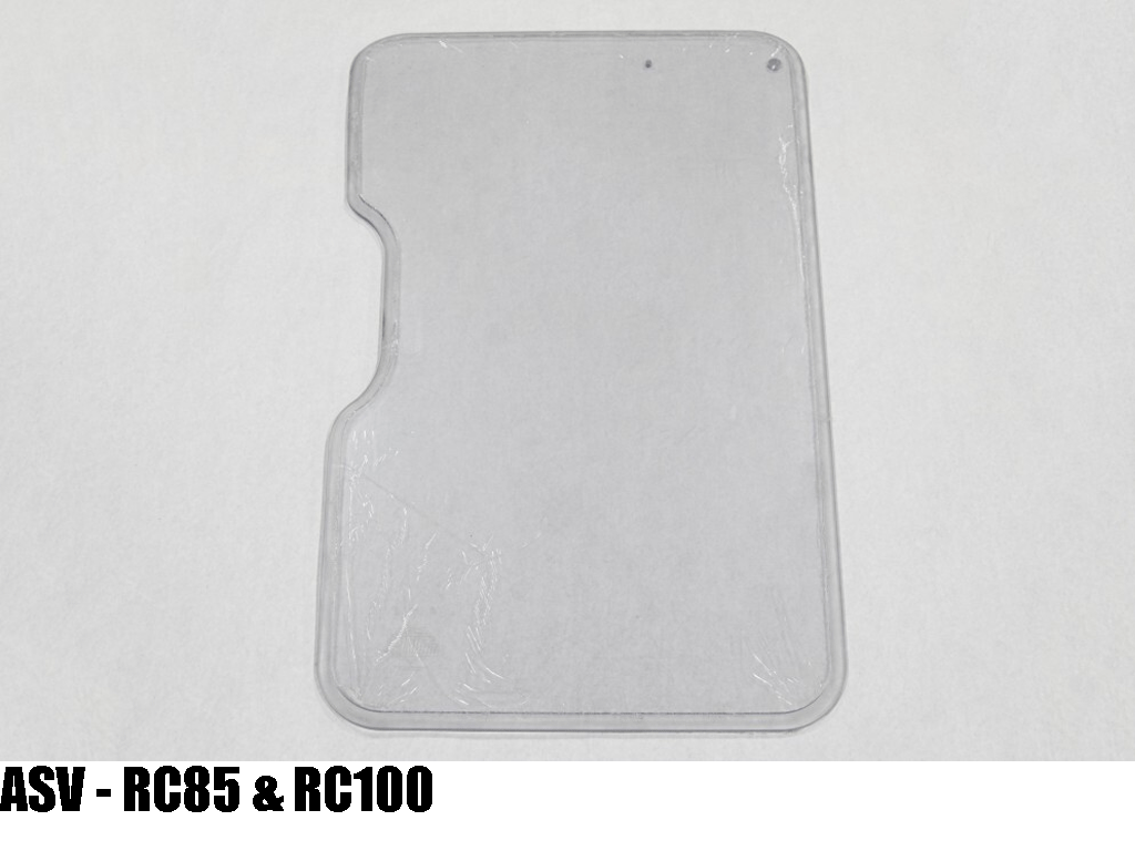 BLUE DIAMOND 1/2" milled edge safety door inserts for skid steer loaders