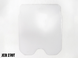BLUE DIAMOND 1/2" milled edge safety door inserts for skid steer loaders