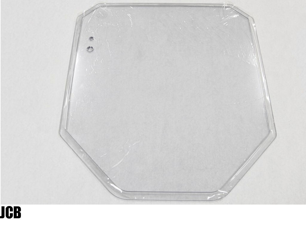 BLUE DIAMOND 1/2" milled edge safety door inserts for skid steer loaders