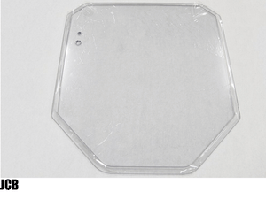 BLUE DIAMOND 1/2" milled edge safety door inserts for skid steer loaders
