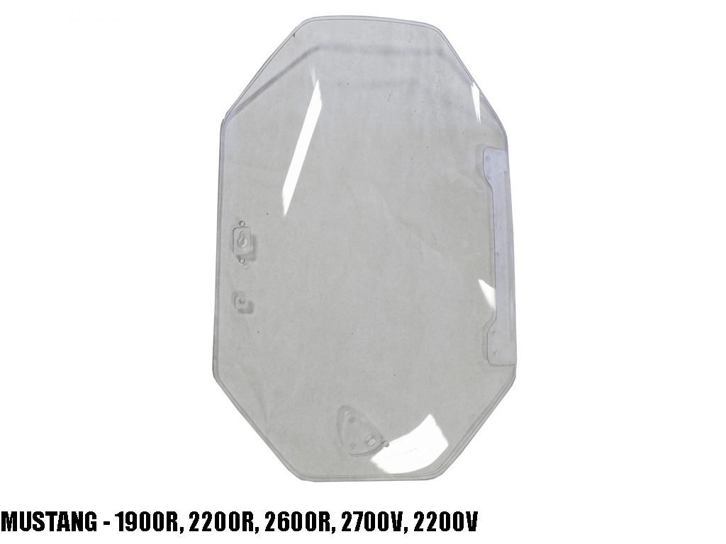 BLUE DIAMOND 1/2" milled edge safety door inserts for skid steer loaders