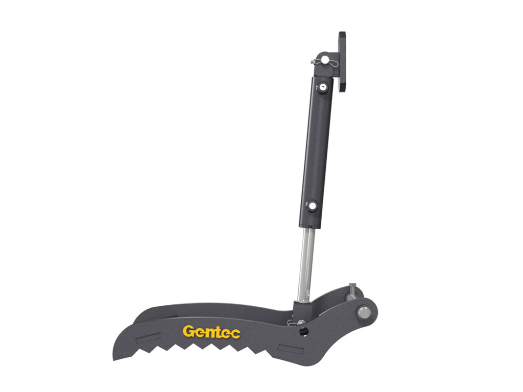 Pulgar hidráulico con pasador PT210 GENTEC para excavadora de 1,500 lb a 3,900 lb - 2 púas