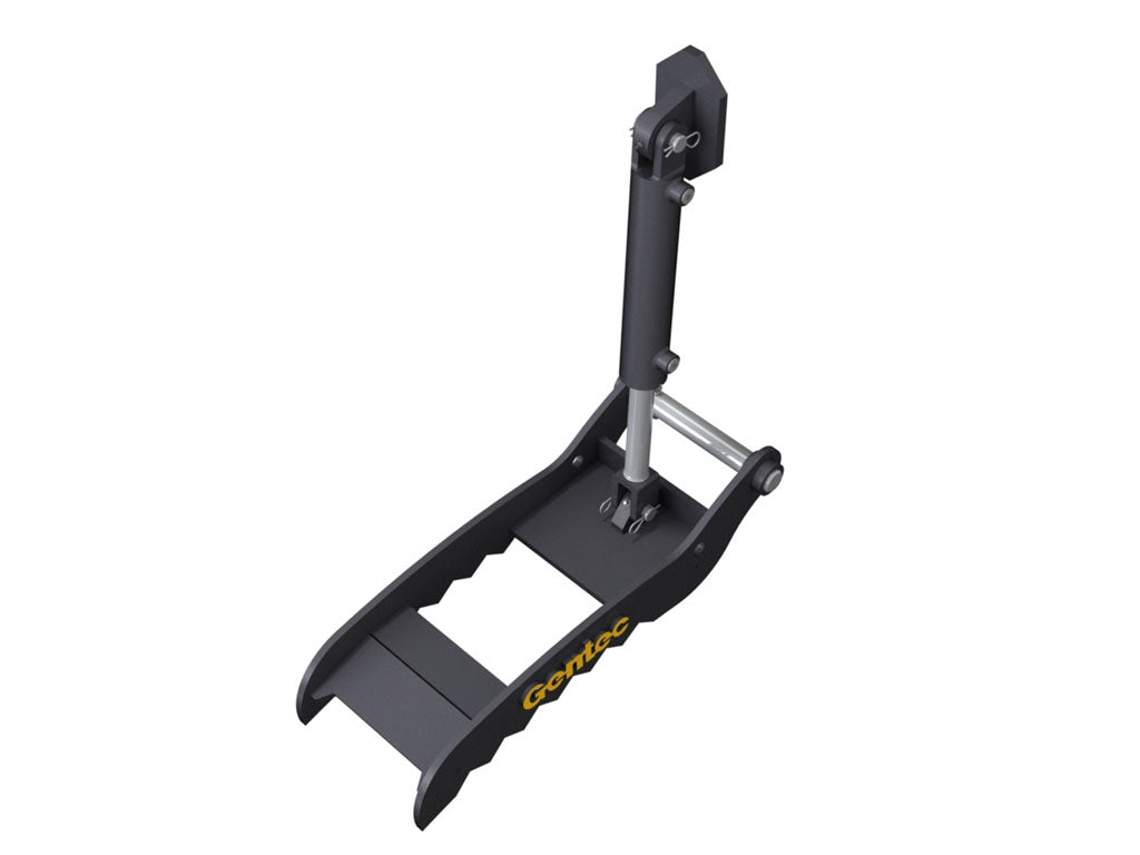 PT220 GENTEC Hydraulic Pin-On Thumb for 4,000lbs to 9,900lbs Excavator - 2 Tines