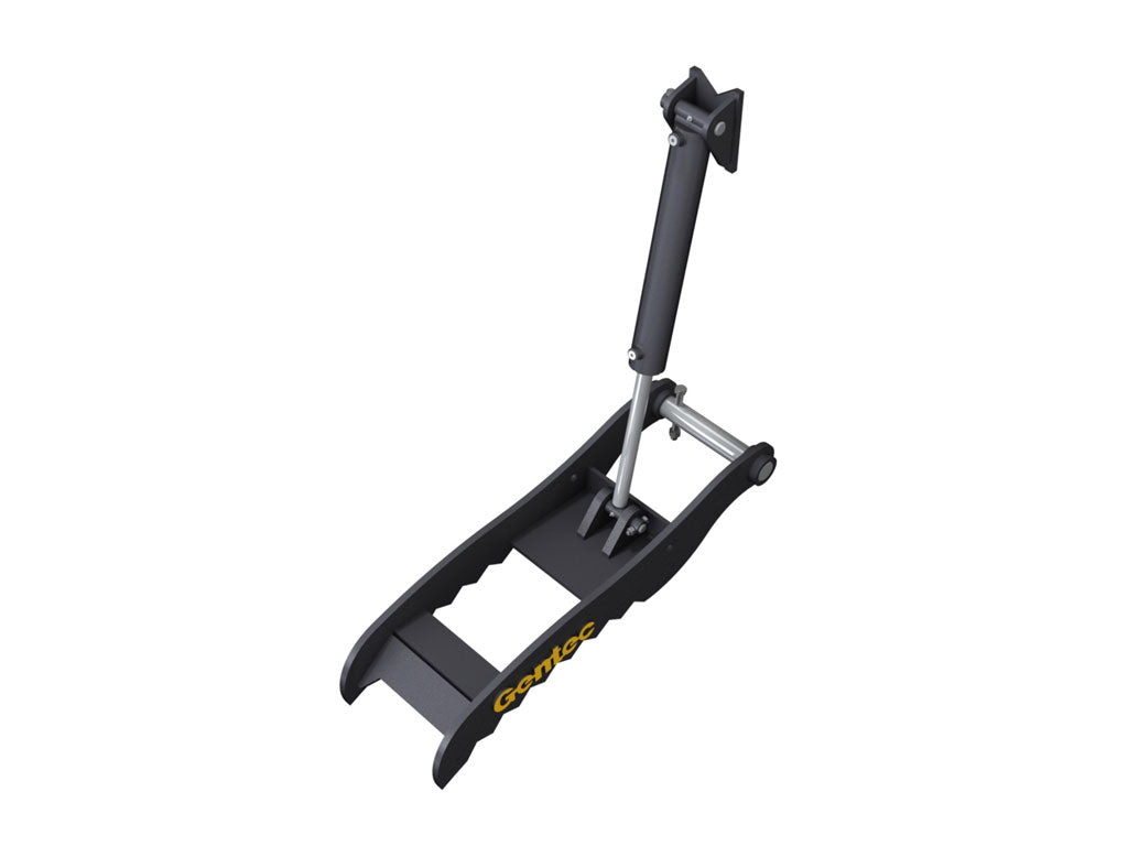 PT240 GENTEC Hydraulic Pin-On Thumb for 25,500lbs to 39,000lbs Excavator - 2 Tines