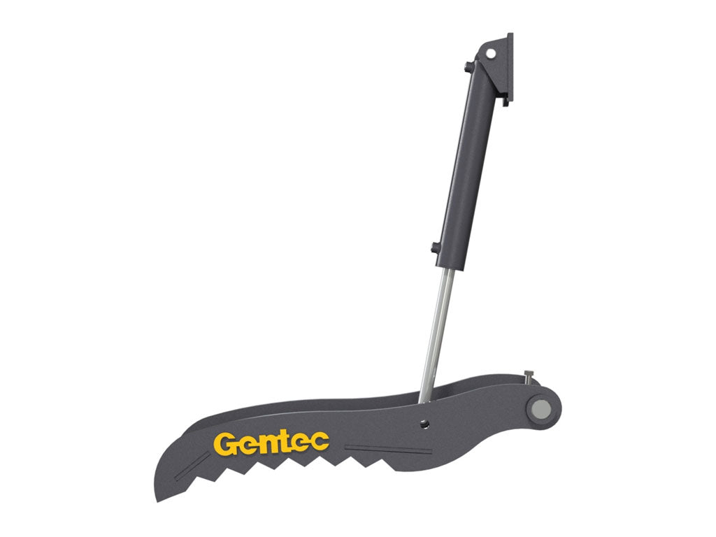 Pulgar hidráulico con pasador PT230 GENTEC para excavadora de 10 000 a 22 000 libras - 2 dientes