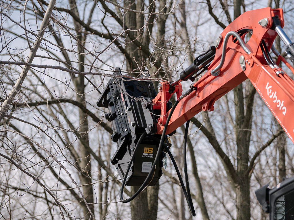 Werk-Brau FX26 Defender Series forestry mulcher for 8000 to 16000 lbs. excavators