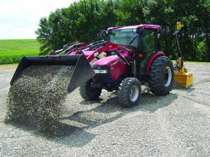 HITCHDOC grading box with futtura laser control equipment for skid steer loaders