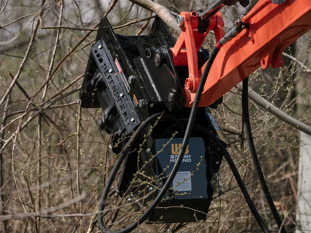 Werk-Brau FX26 Defender Series forestry mulcher for 8000 to 16000 lbs. excavators