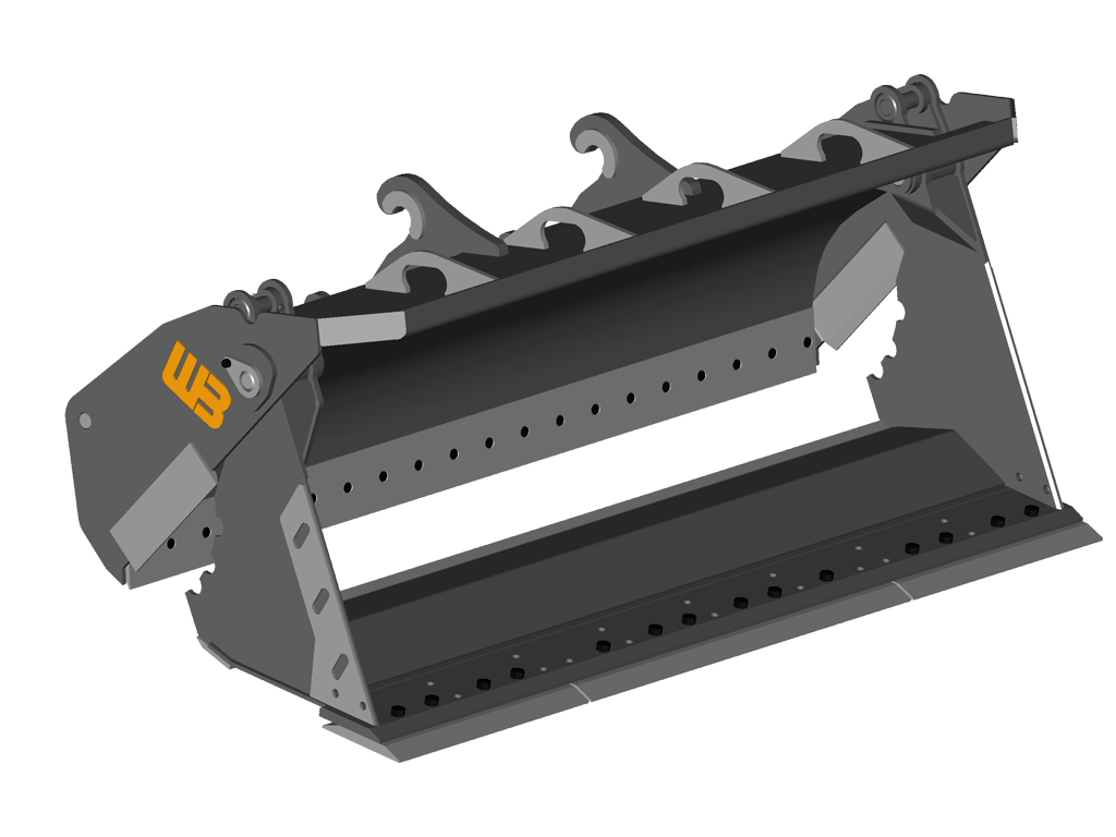 WERK-BRAU Multi-Purpose Quad Bucket for Wheel loaders 20,000 - 26,000 lbs. (class 2)