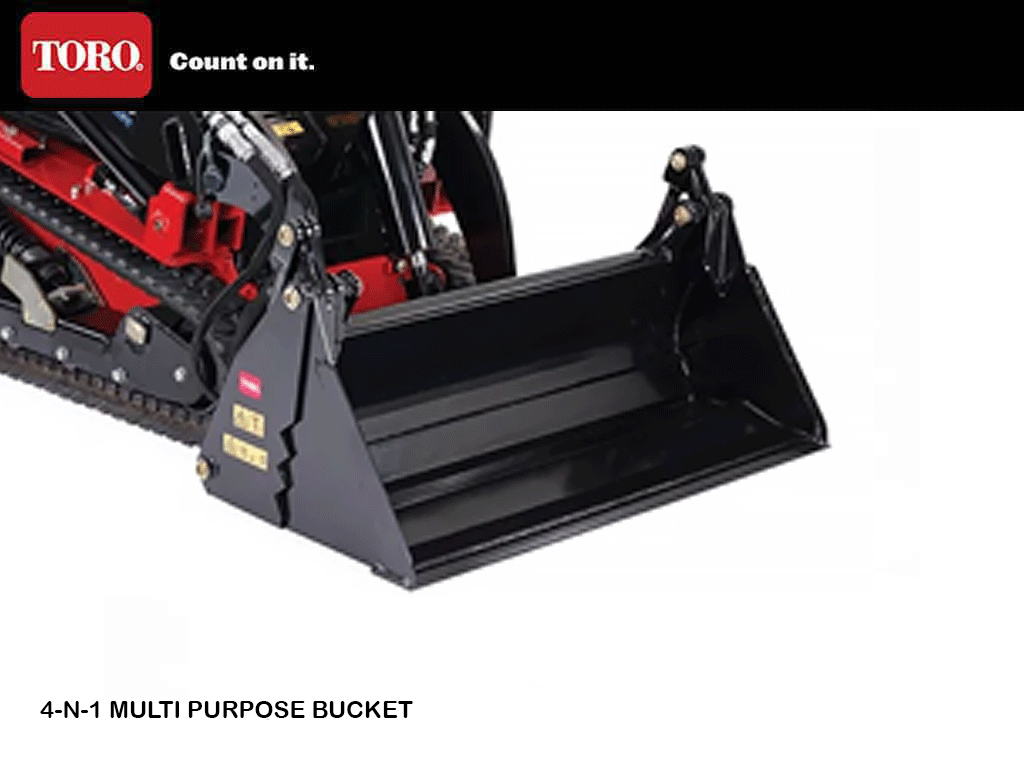 TORO 4-IN-1 BUCKET FOR MINI LOADER