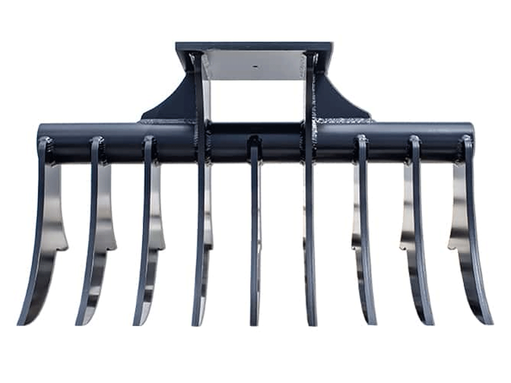 MONGO 40" Excavator Rake for 3 to 5 ton excavators