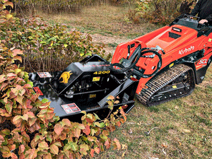 BRUSH WOLF Brush Cutter for Mini Loader