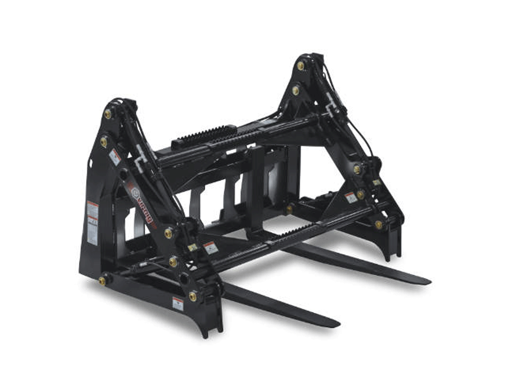 Virnig V60 Four-Cylinder Pipe Pallet Fork Grapple