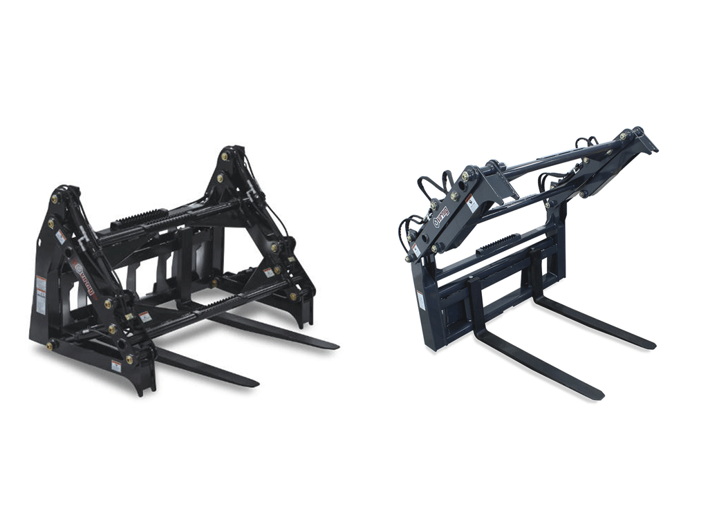Virnig V60 Four-Cylinder Pipe Pallet Fork Grapple