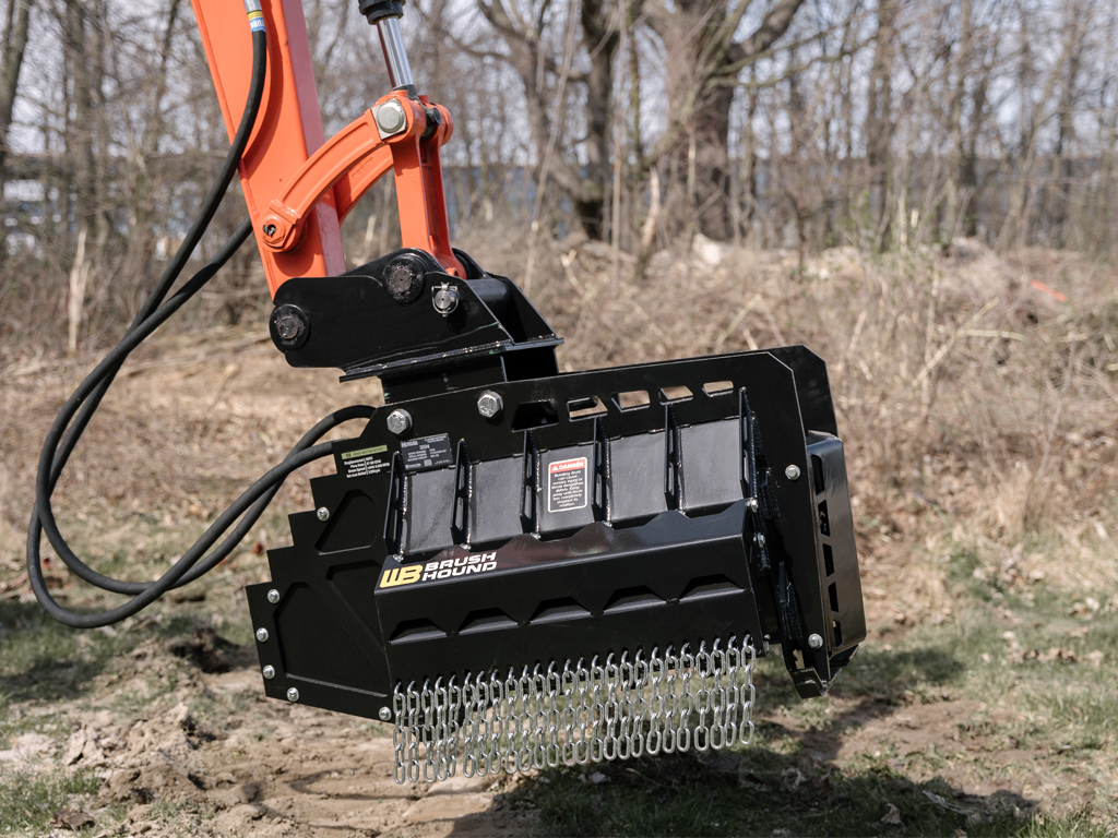 forestry gear Werk-Brau FX26 Defender Series forestry mulcher for 8000 to 16000 lbs