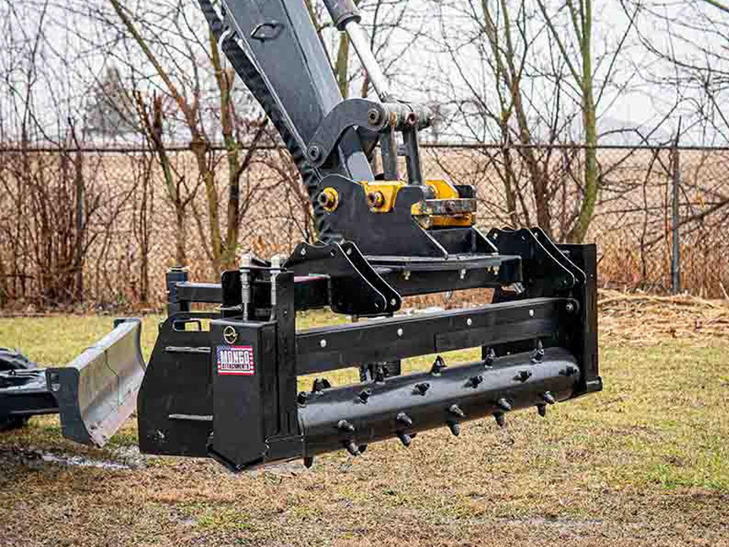 MONGO soil conditioner power rake for excavator