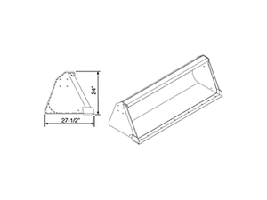 ATI 500 series utility tractor bucket