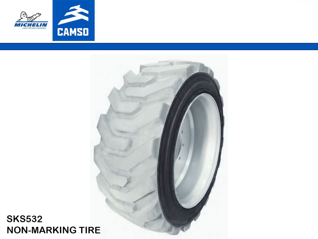 CAMSO SKS532 tire for skid steers, (GREY) NON-MARKING