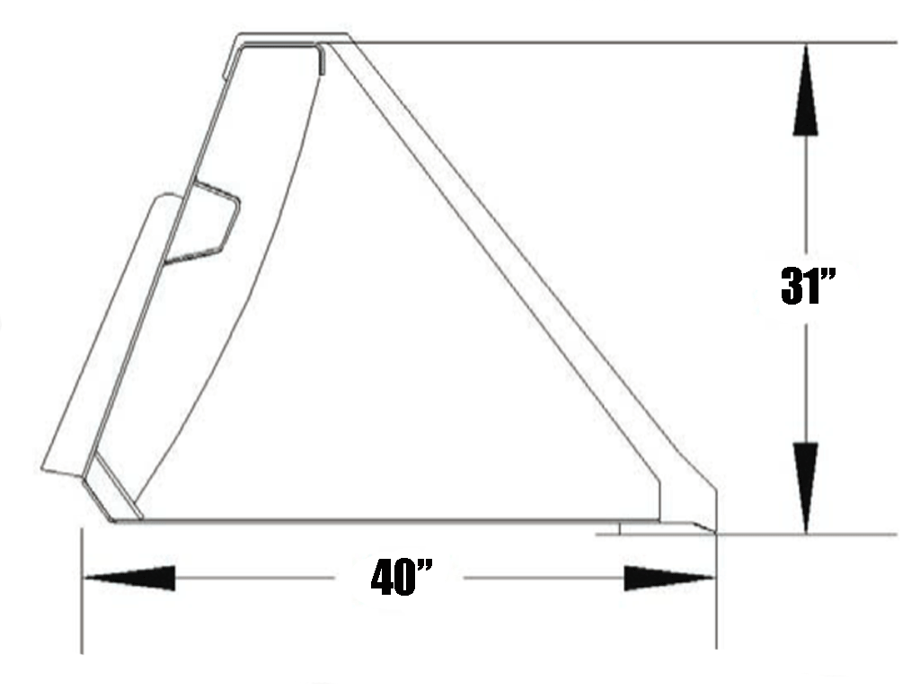Spider Attachments High Capacity Buckets – Skid Steer Mount
