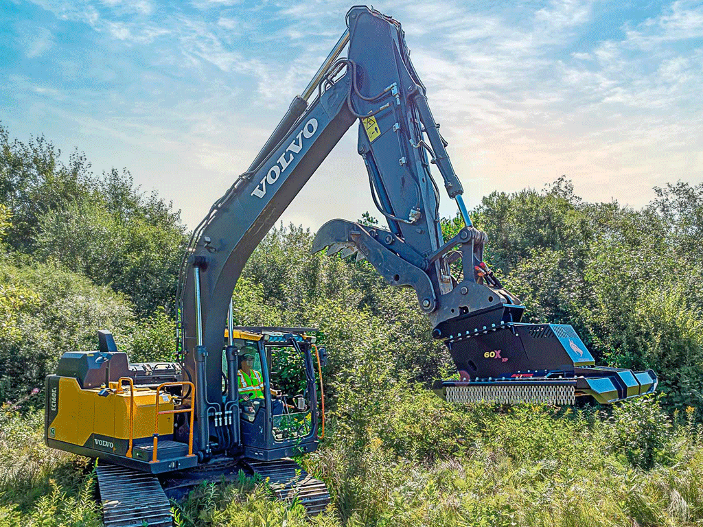 Brush Wolf X-Series Excavator Brush Cutter – 60X and 72X