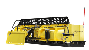 SnowWolf QuattroPlow arado lateral automático para cargadoras de ruedas