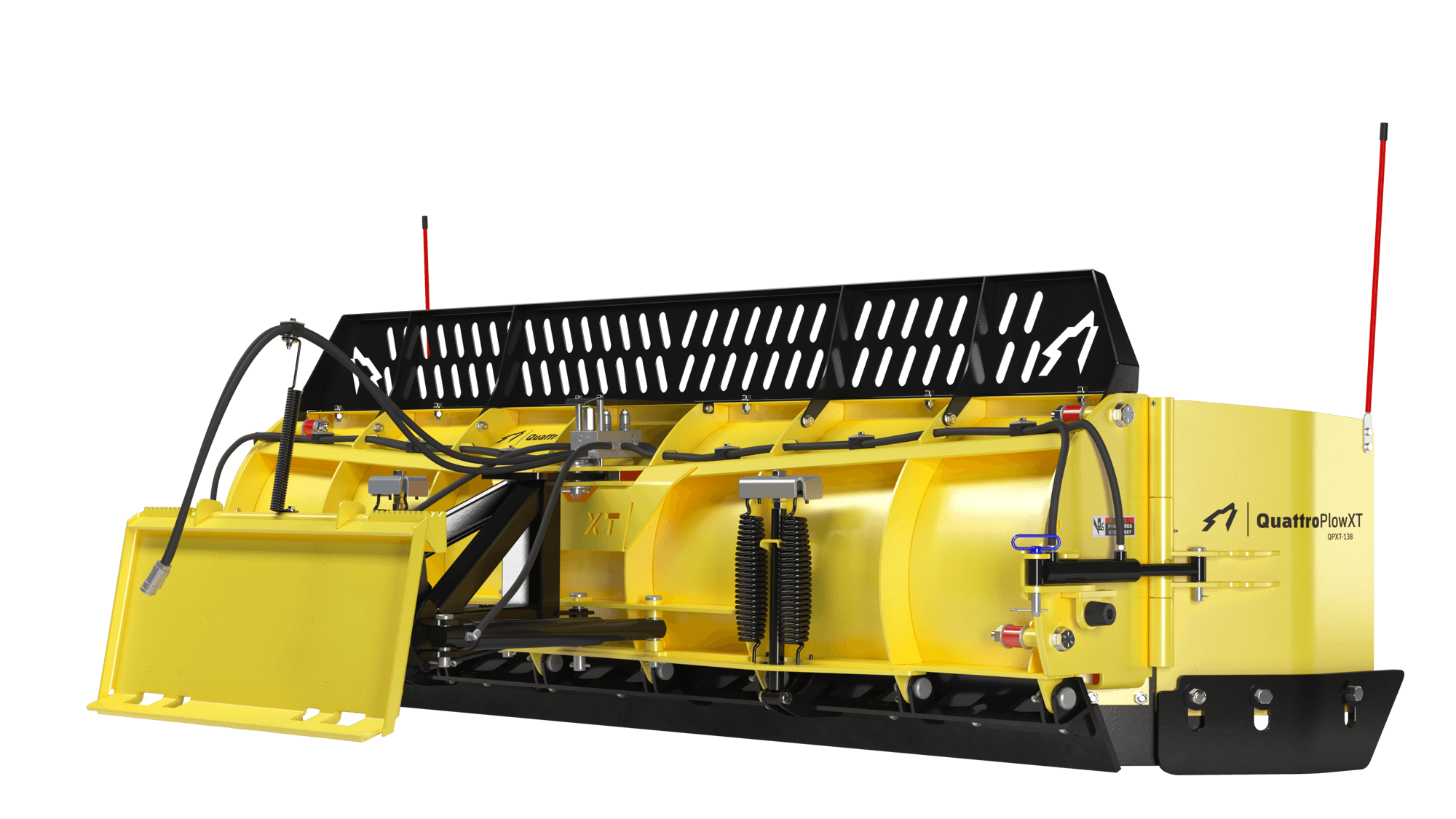 SnowWolf QuattroPlowXT autowing plow for loaders 10,000 – 15,000 lbs