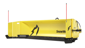 SnowWolf QuattroPlow arado lateral automático para cargadoras de ruedas