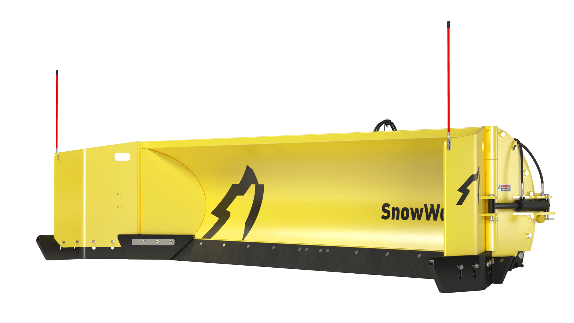 SnowWolf QuattroPlowHD auto wing plow for loaders 15,000 – 30,000 lbs