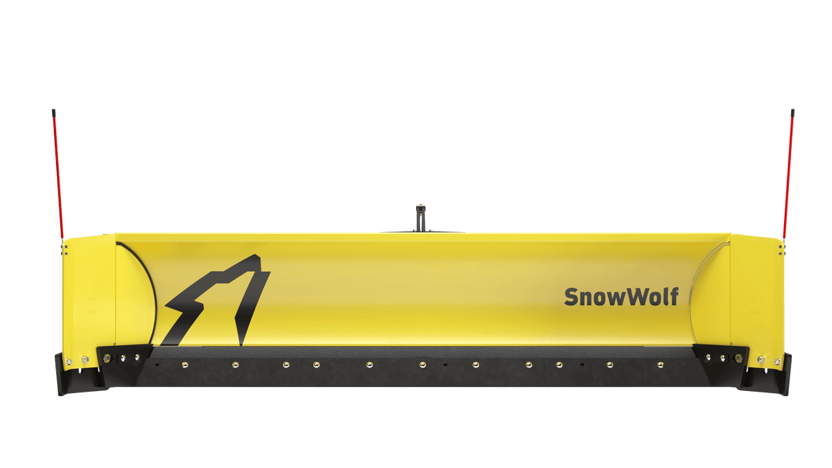 SnowWolf QuattroPlow arado lateral automático para cargadoras de ruedas